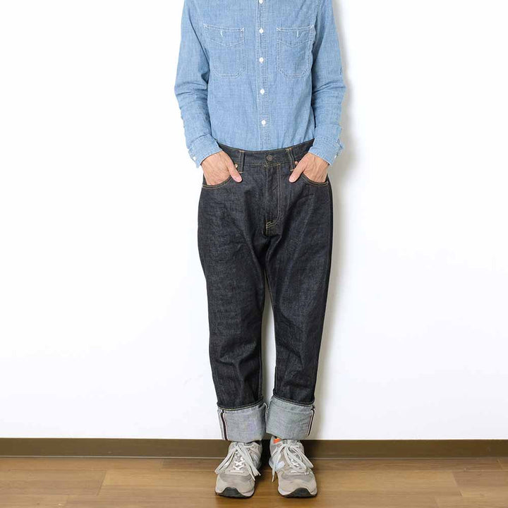 MOMOTARO JEANS - Doutan Label - Extra Dark Indigo Slim Tapered - Zip-fly - G014-MZ