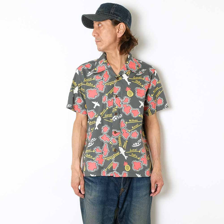 SUN SURF - COTTON BROAD OPEN SHIRT - ROUND TRIP - SS39505