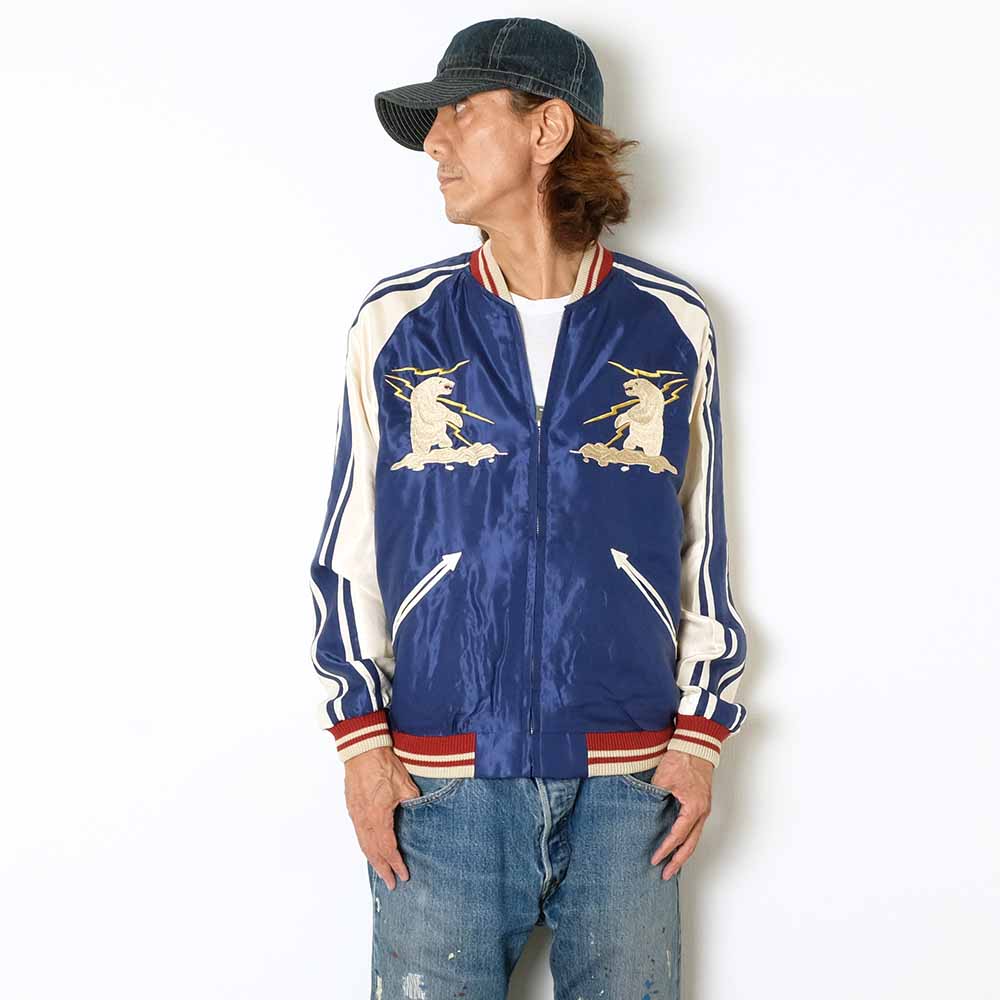 TAILOR TOYO - Acetate Souvenir Jacket - ALASKAN EAGLE × DOG SLED - TT15790-128