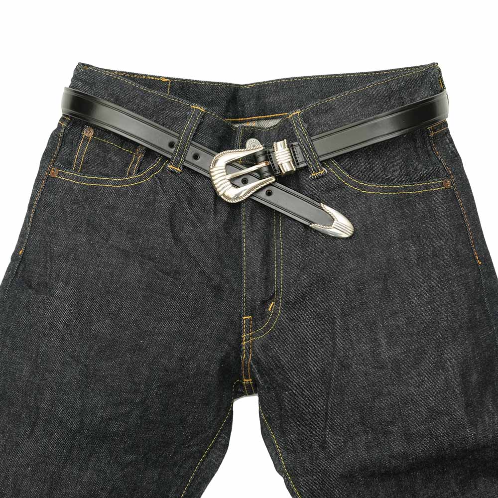 Tory Leather - 3-Piece Silver Buckle Belt - TO-2914