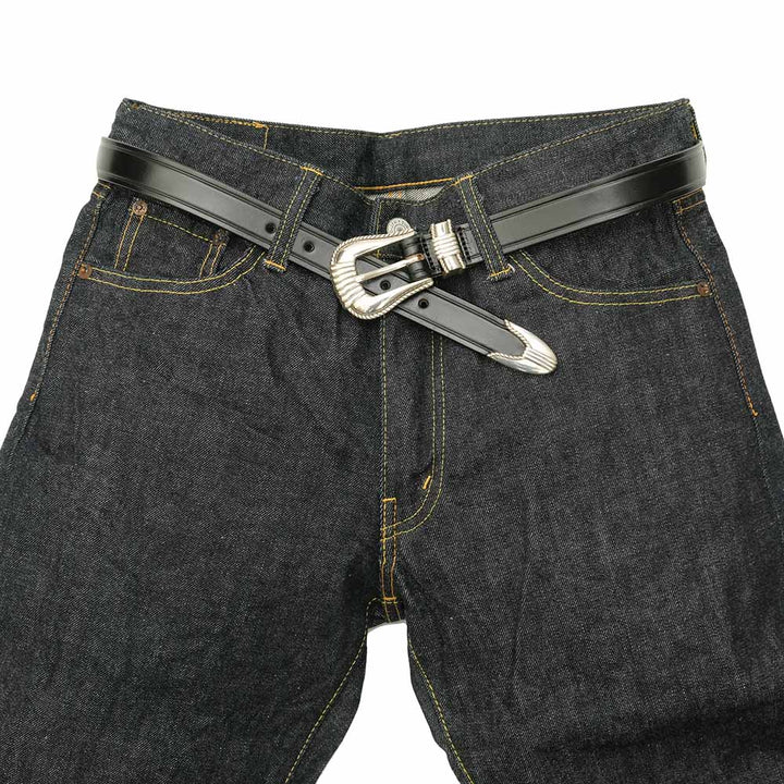 Tory Leather - 3-Piece Silver Buckle Belt - TO-2914