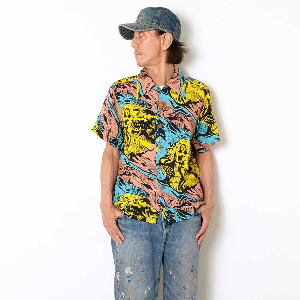 SUN SURF - SPECIAL EDITION - GAUGUIN WOODCUT MYSTIC - SHORT SLEEVE - SS39673