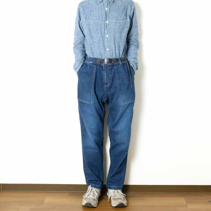 GRAMICCI - STRETCH DENIM LOOSE TAPERED RIDGE PANT - G5SU-P083