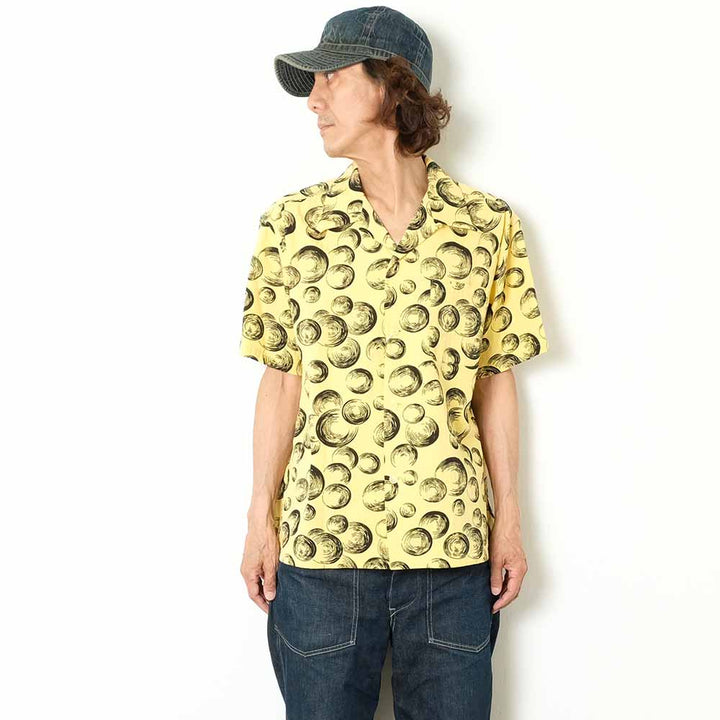 STAR OF HOLLYWOOD - DOBBY COTTON OPEN SHIRT - BUBBLE - SH39321