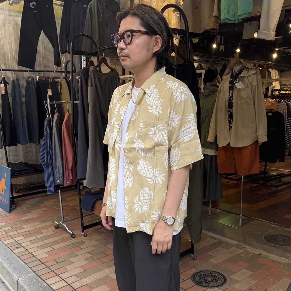 REMI RELIEF - Pineapple print aloha shirt - RN30389014