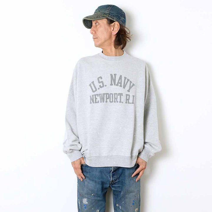 REMI RELIEF　レミレリーフ SP加工 3飛び裏毛クルー - U.S.NAVY - RN28369107