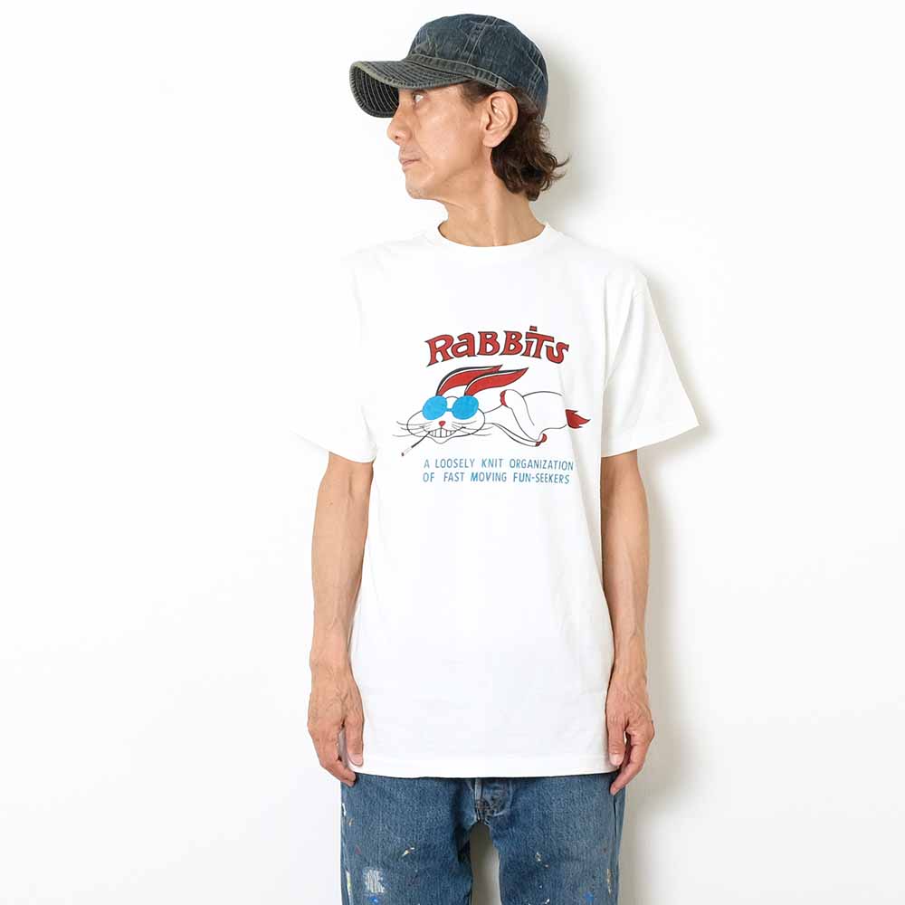 DUBBLE WORKS - Lot.33005 - S/S T-SHIRT - RABITS - 33005RAB-24