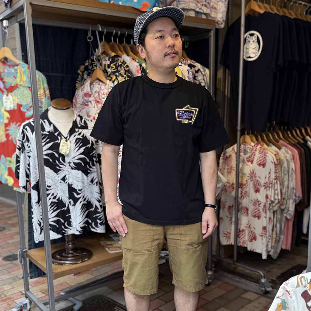 BARNS - STANDARD - Tough Neck - S/S Print T-shirt - CALIFORNIA - BR-25280