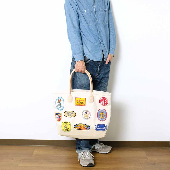 Heritage Leather - VINTAGE PATCH DAY TOTE - HLC-9212