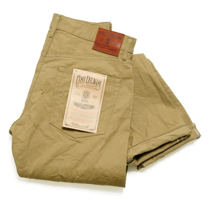 ONI DENIM - Regular Rise Neat Straight - British Drill - ONI-206BRD