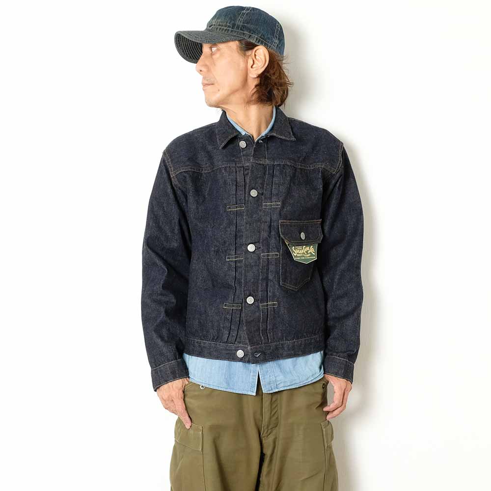 SUGAR CANE - 13.5oz. DENIM BLOUSE 1936 MODEL - SC11936