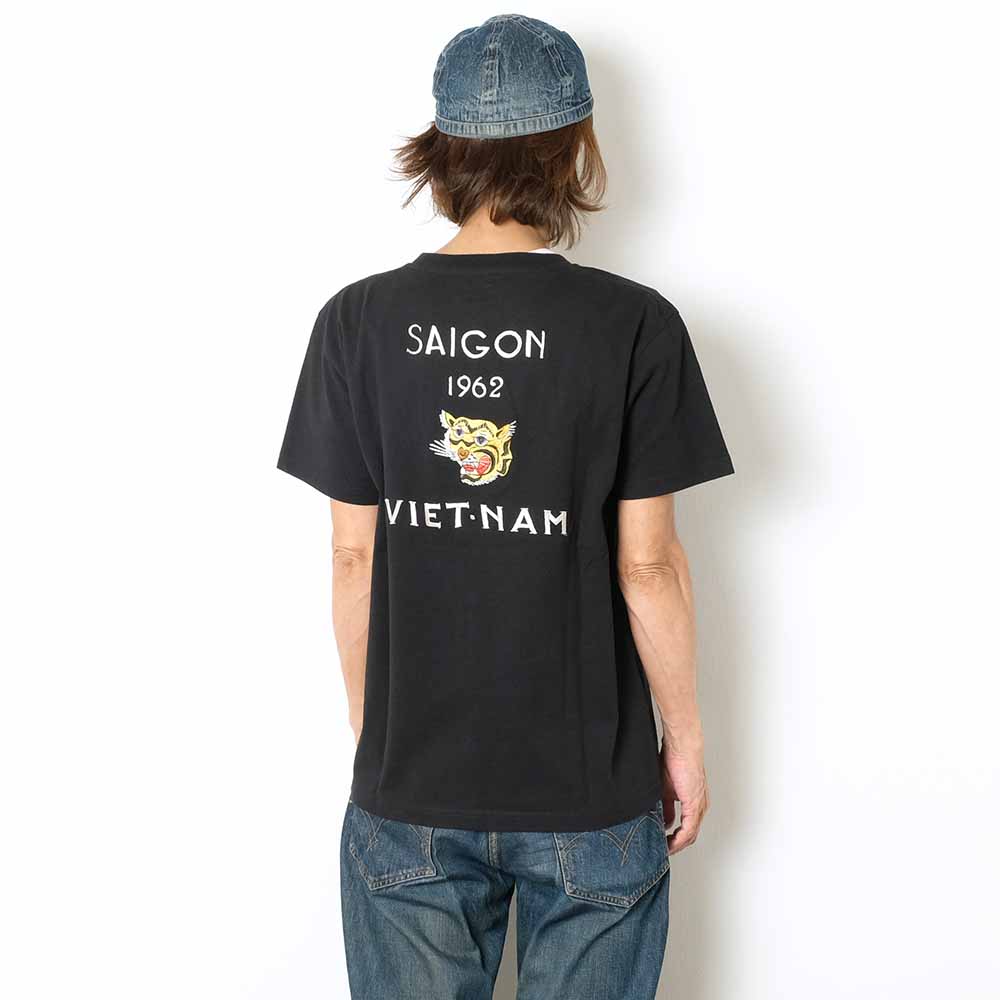 TAILOR TOYO - S/S SUKA T-SHIRT - EMBROIDERED - SAIGON VIET-NAM - TT79590