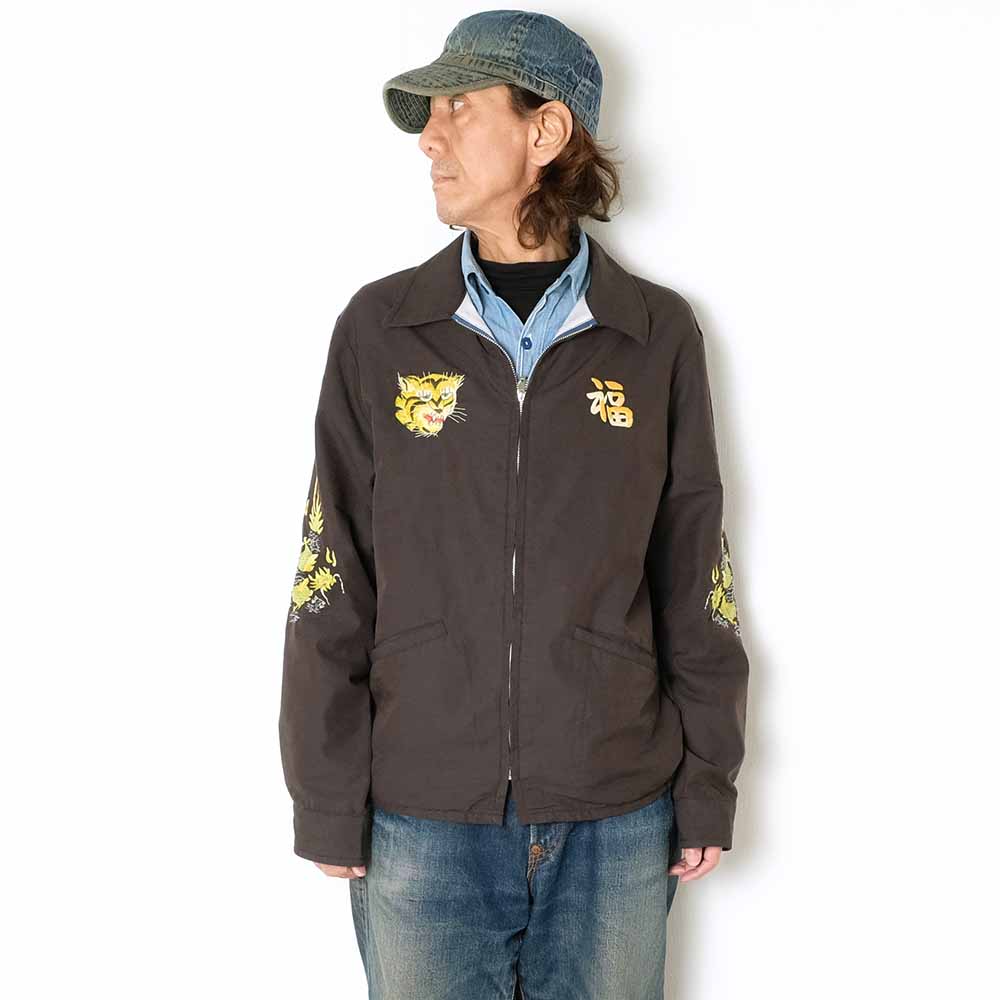 TAILOR TOYO - Cotton Rayon Vietnam Jacket - VIETNAM MAP - AGING MODEL - TT15880