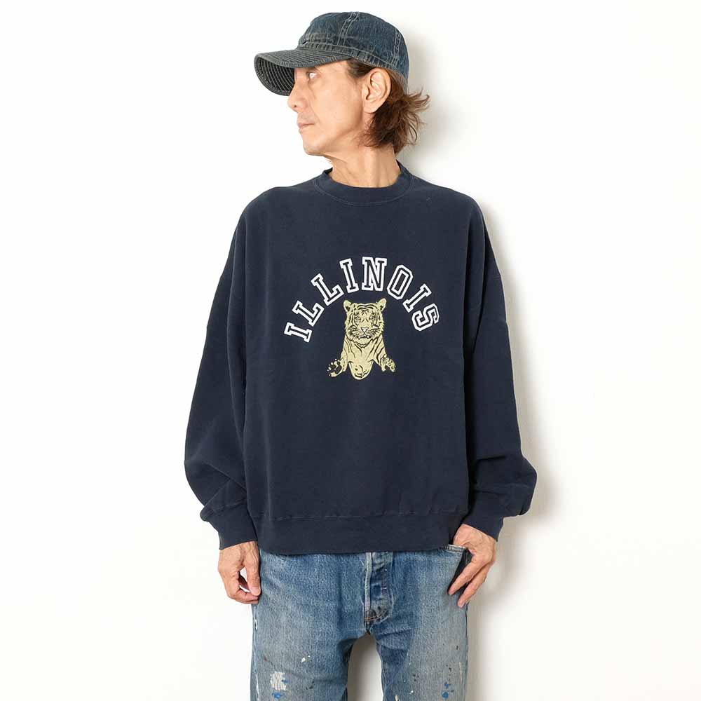 REMI RELIEF - SP Processing Fleece-Lined Crew Neck Sweatshirt - ILLINOIS - RN29373151