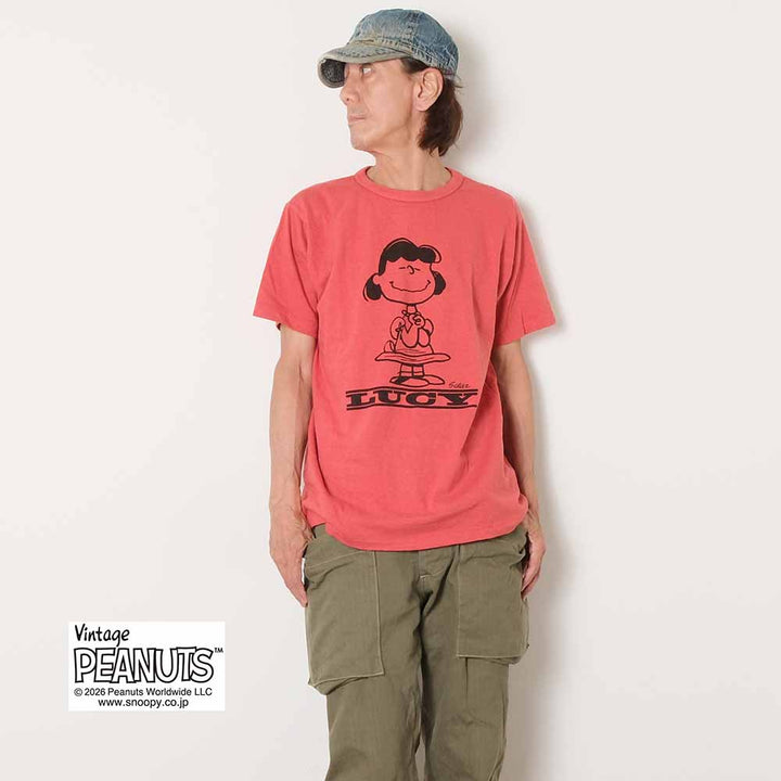 WAREHOUSE - S/S T-SHIRT - I DON'T CARE - LUCY - YP126S-3