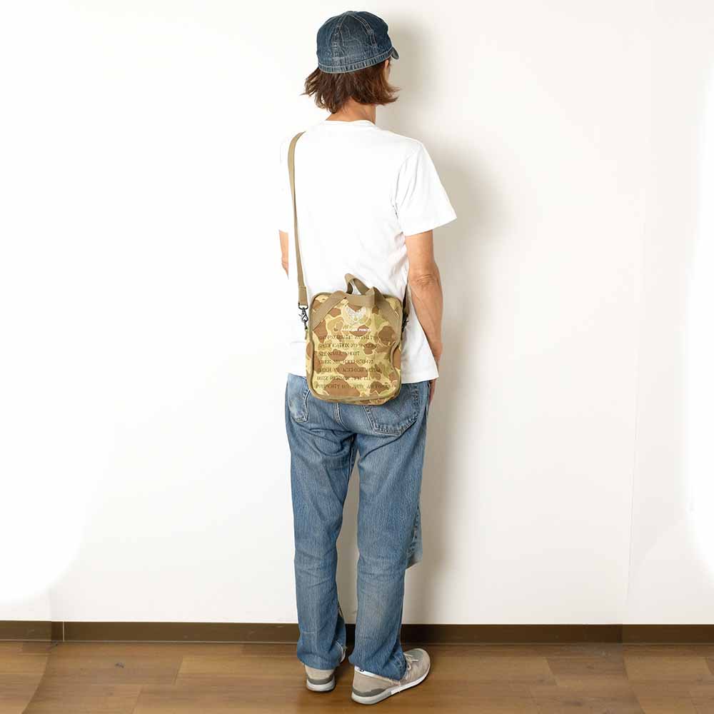 BUZZ RICKSON'S - SUIT-PNEUMATIC ANTI-G, TYPE G-3A FROG SKIN CAMOUFLAGE BAG - BR02879