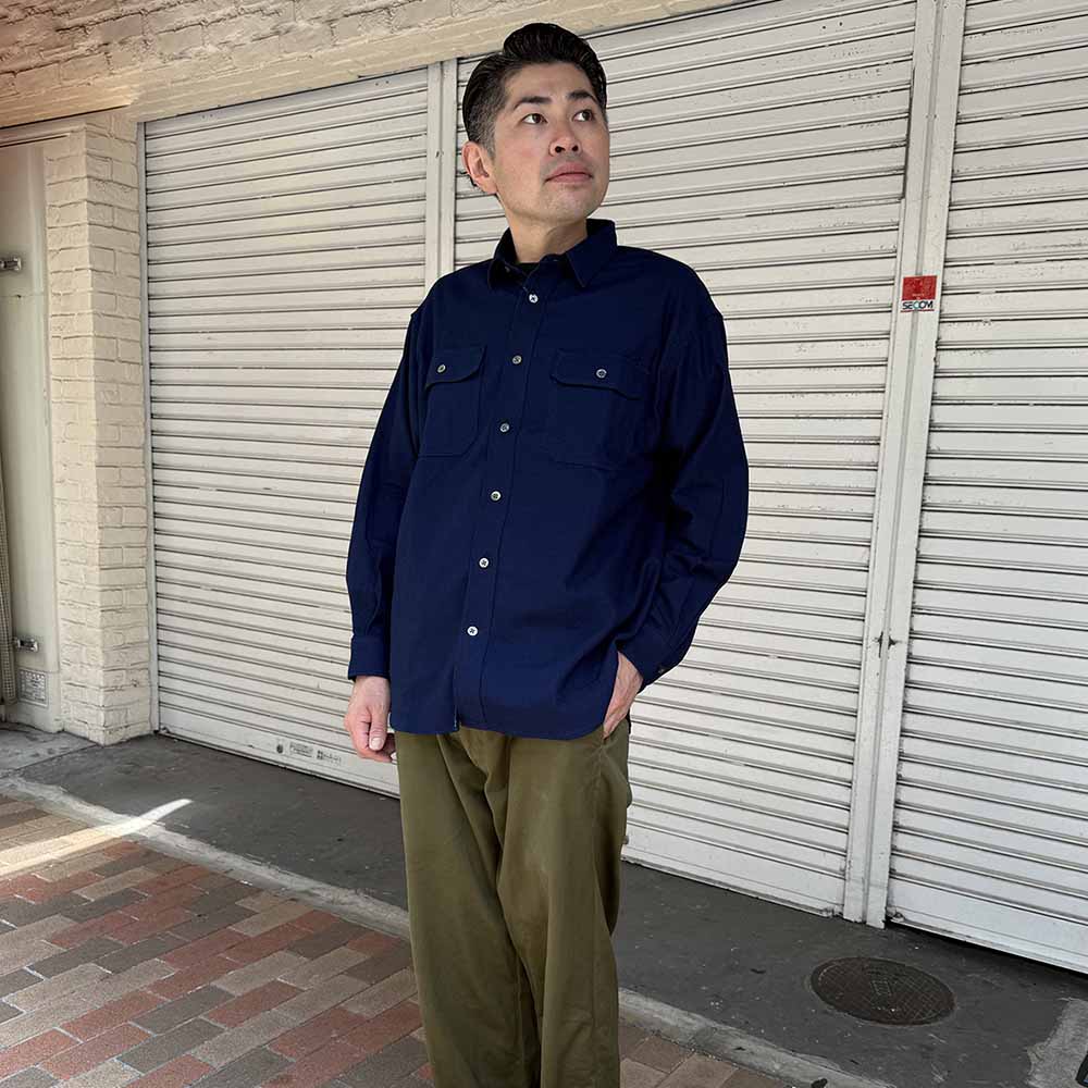 MOMOTARO JEANS - SASHIKO CPO SHIRT - MXLS1039