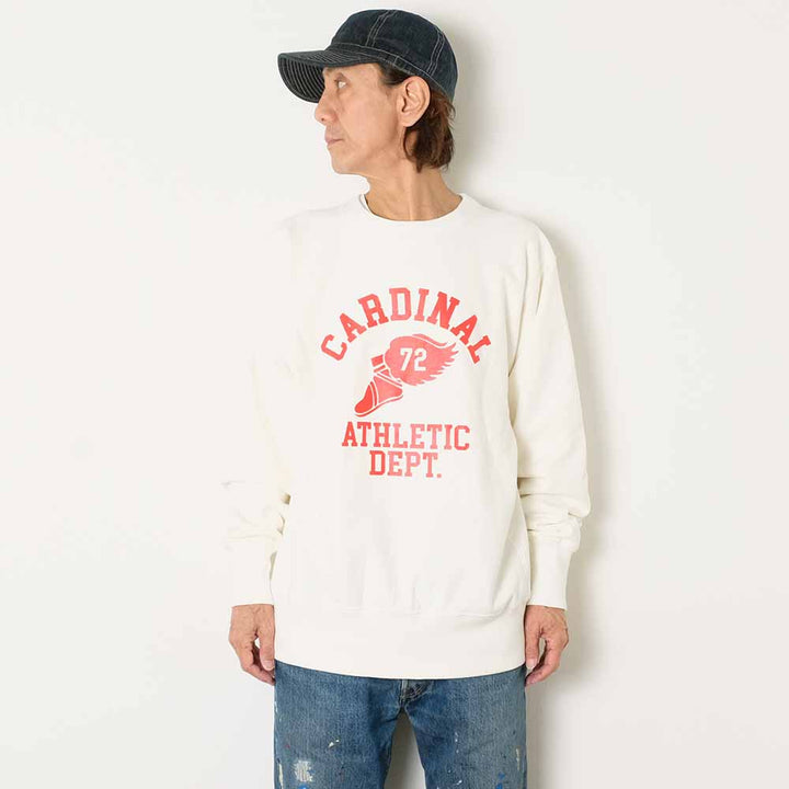BARNS - Vintage Side Rib Crew Sweat - WING FOOT - BR-24438
