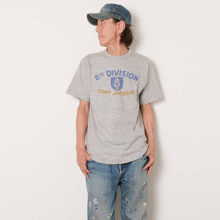 WAREHOUSE - Lot 4601 - S/S T-SHIRT - FORT JACKSON - 4601FOR-26