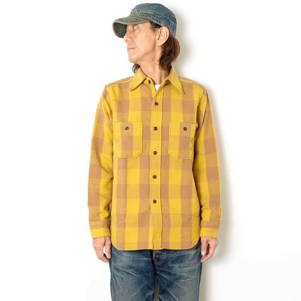 WAREHOUSE - Lot.3104 FLANNEL SHIRTS - A-Pattern - ONE WASH - 3104A