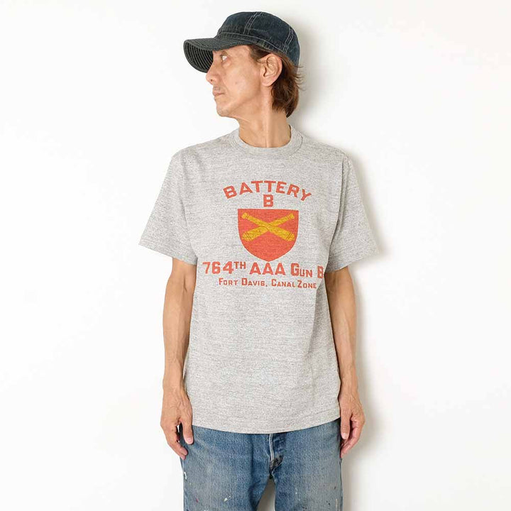 WAREHOUSE - Lot 4601 - S/S T-SHIRT - BATTERY B - 4601BAT-25