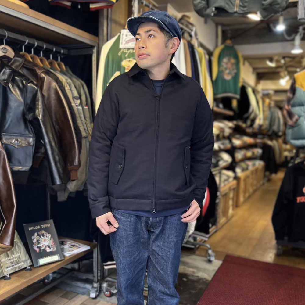 MOMOTARO JEANS - INDIGO SASHIKO WEFT WOOL JACQUARD JACKET1 - MXOT1314