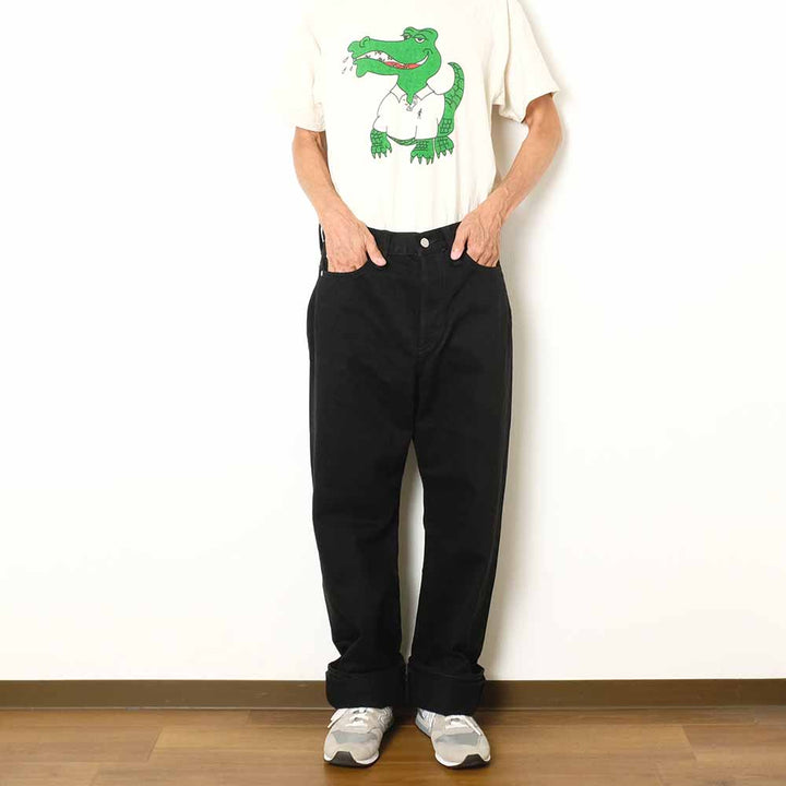 MOMOTARO JEANS - #400 WIDE - KYOTOMONTSUKI DYED - MMJE6500