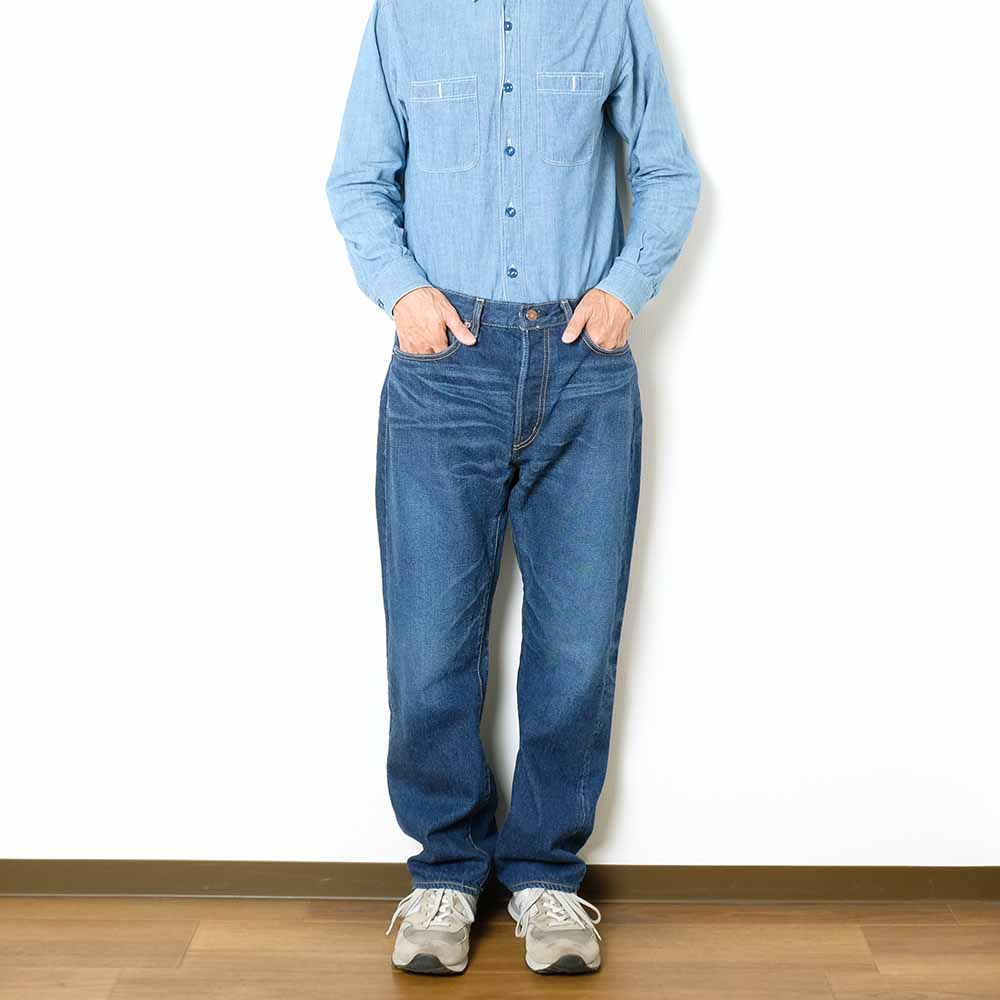 REMI RELIEF - 13oz 1954XX DENIM PANTS (BLUE) - RN28369249