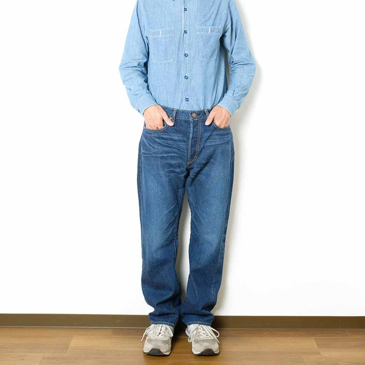 REMI RELIEF - 13oz 1954XX DENIM PANTS (BLUE) - RN28369249