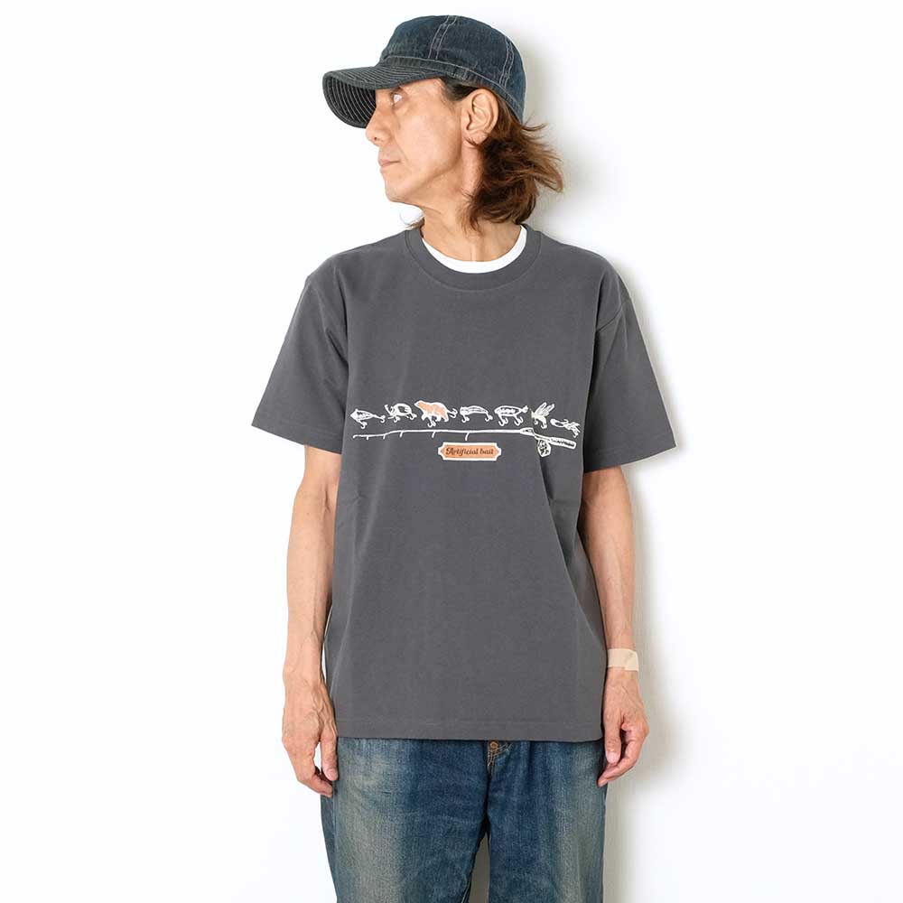 BARNS - S/S Print T-shirt - Artificial bait - BR-25303