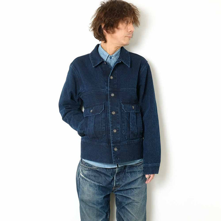 Soundman - Tracker Jacket - Nevada - Indigo Dyed SASHIKO - 943M-655X