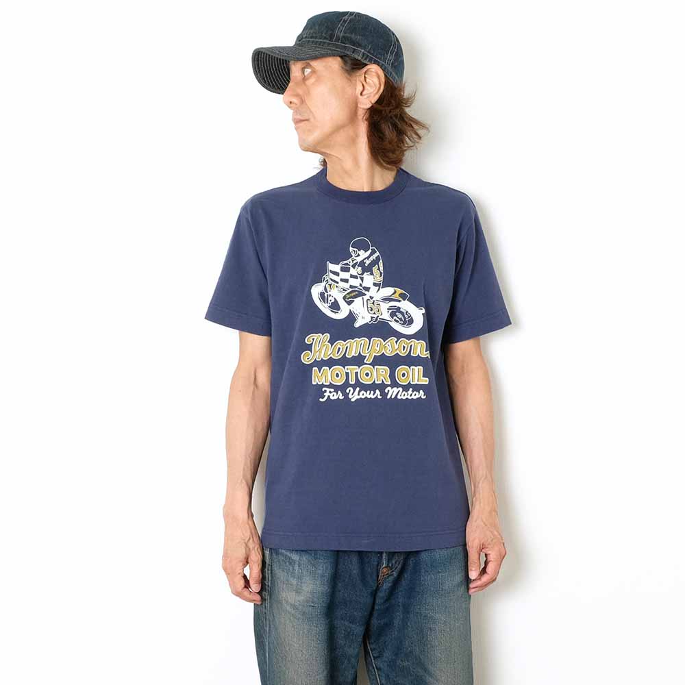 BARNS - STANDARD - TSURIAMI Crew Neck Print T-Shirt - Thompson MOTOR OIL - BR-25290