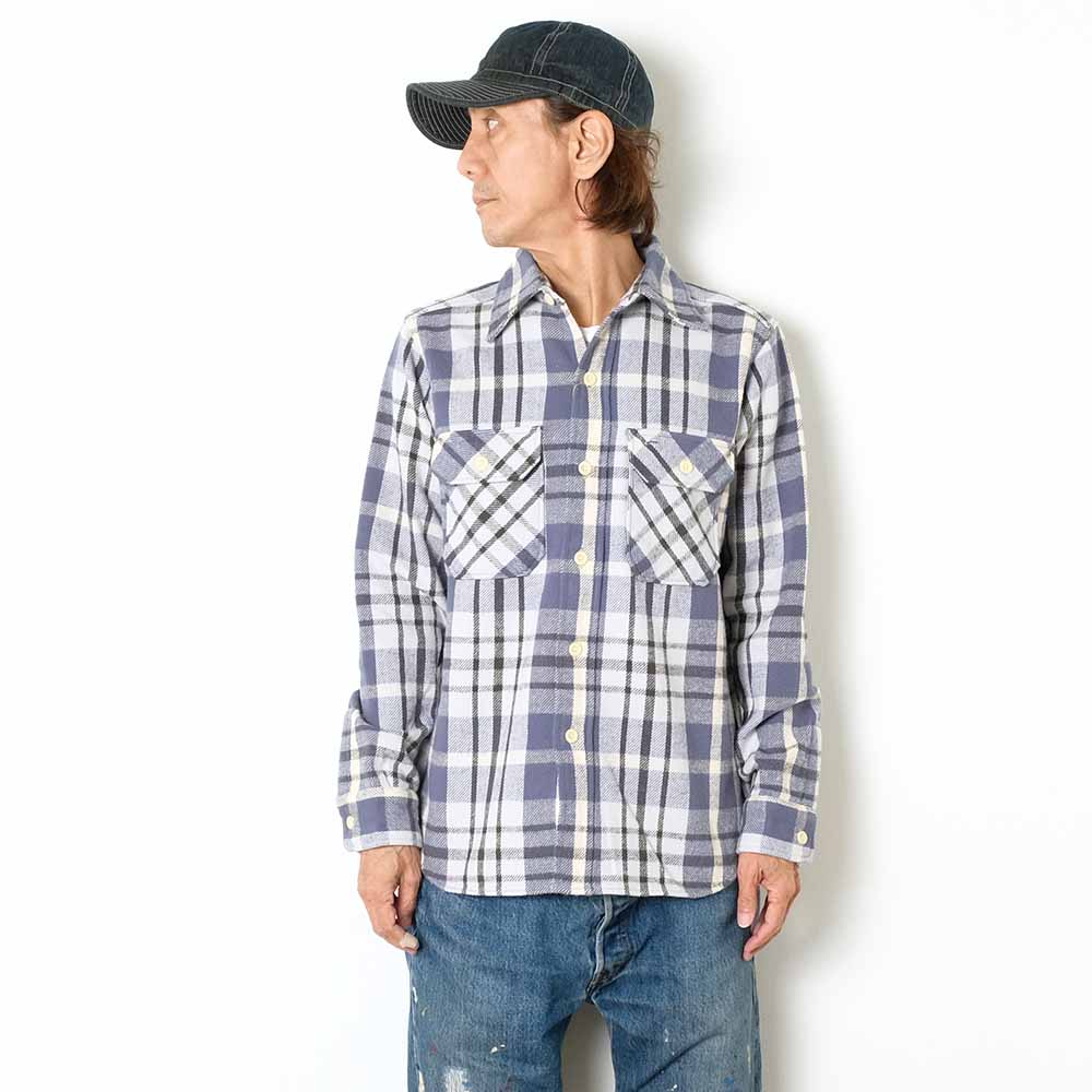 WAREHOUSE - Lot.3104 FLANNEL SHIRTS - C柄 - WH-3104C24