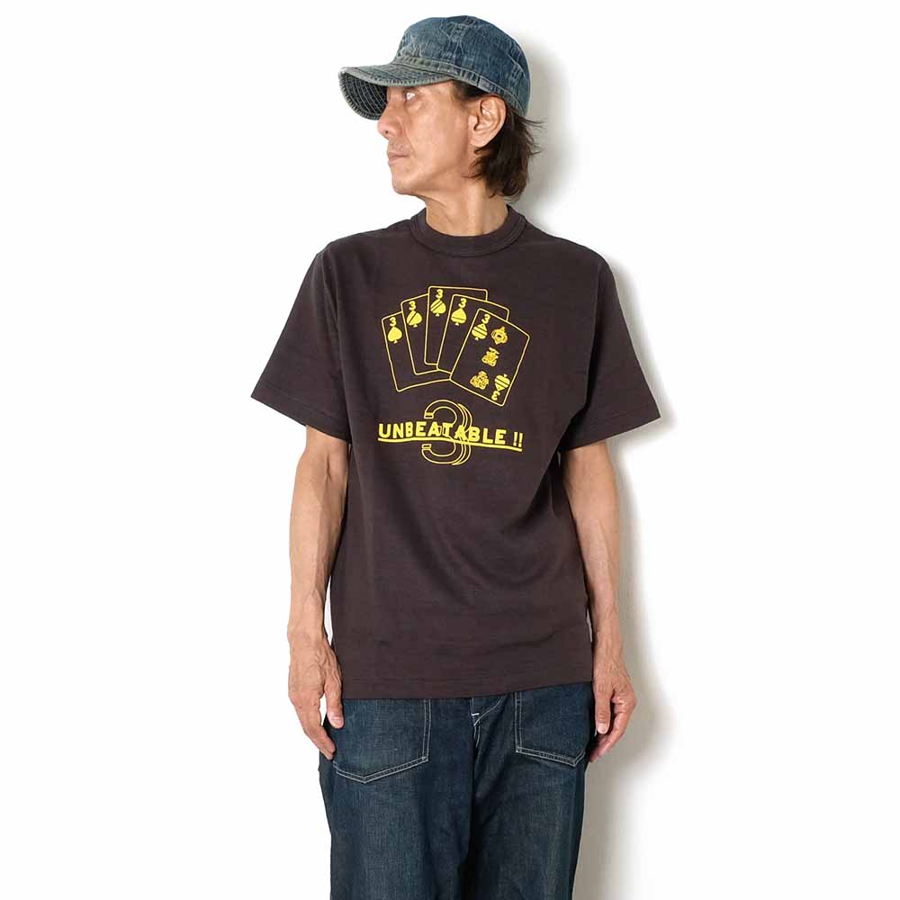 WAREHOUSE - Lot 4601 - S/S T-SHIRT - UNBEATABLE - 4601UNB-26