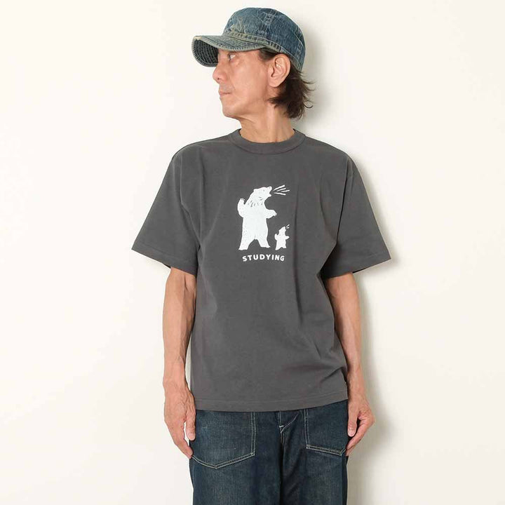 BARNS - Slaps - S/S Print T-shirt - STUDYING - BR-26305