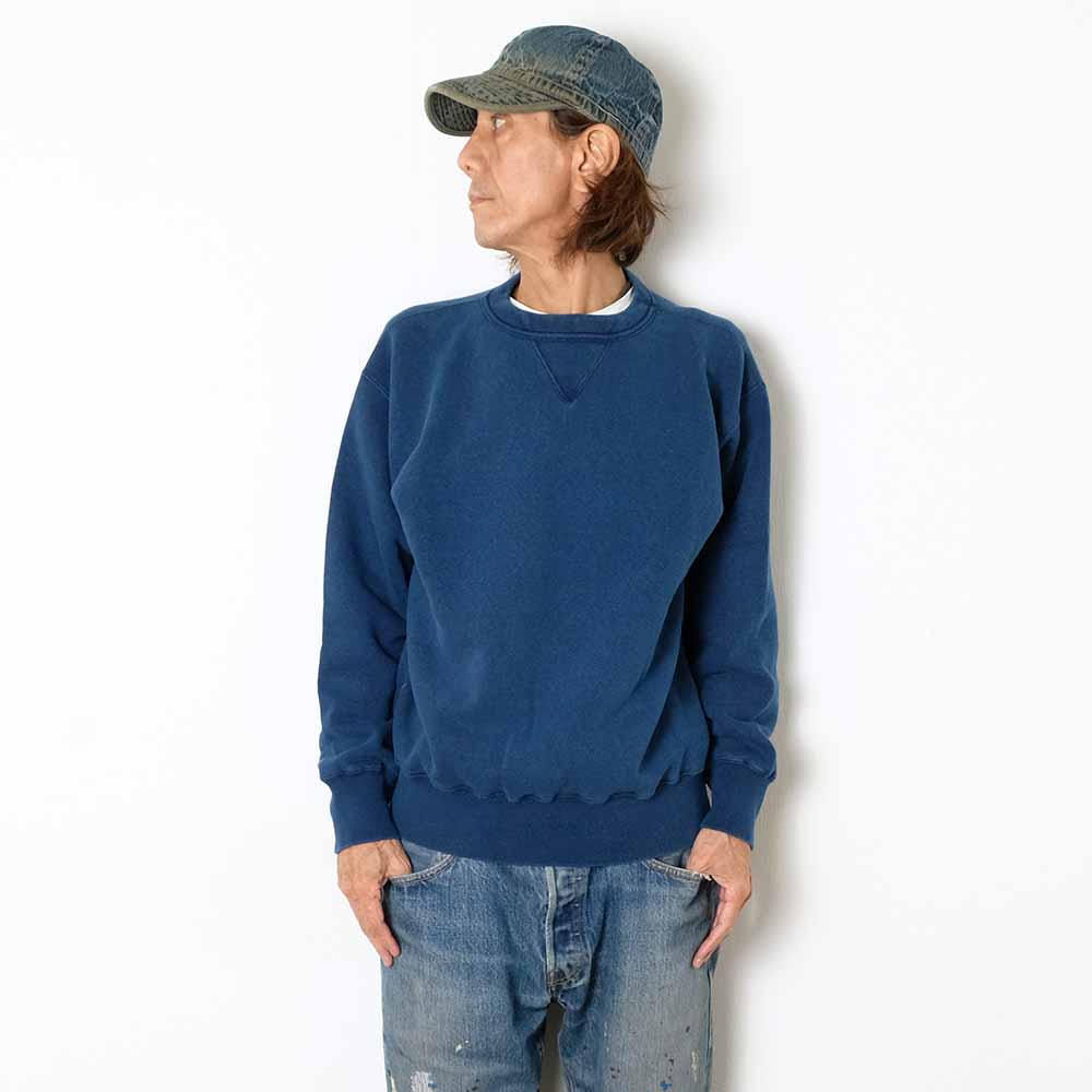 DUBBLE WORKS - LOOP WHEEL SWEATSHIRTS - INDIGO DYE - 86001SW-25-ND