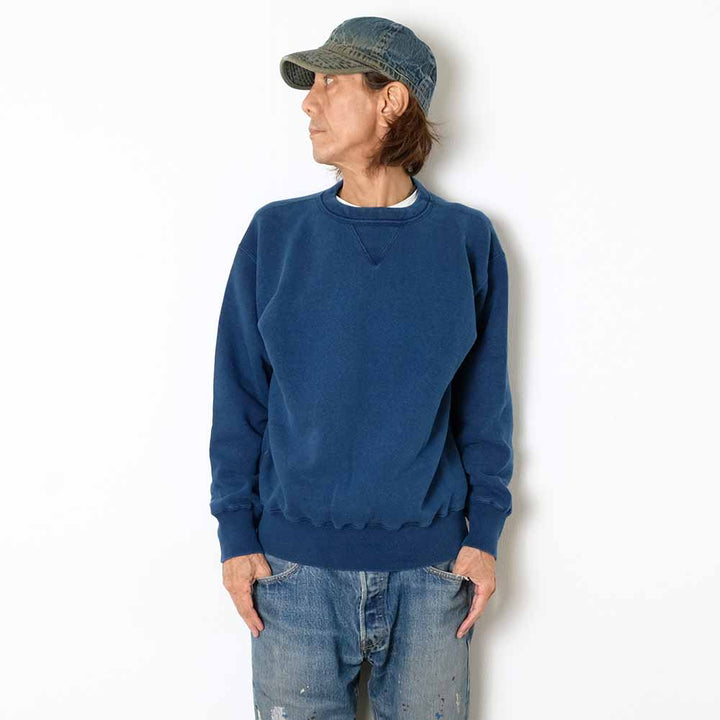 DUBBLE WORKS - LOOP WHEEL SWEATSHIRTS - INDIGO DYE - 86001SW-25-ND