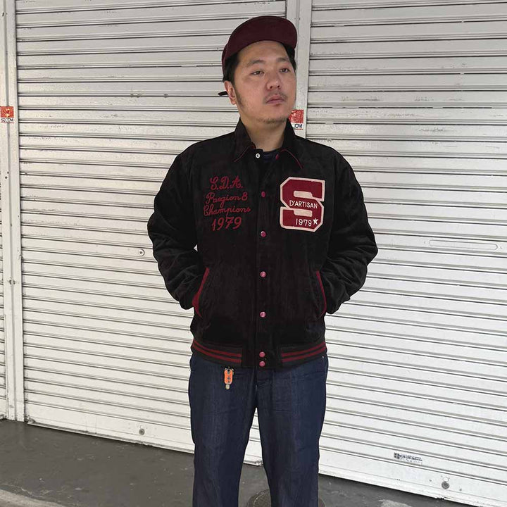 STUDIO D’ARTISAN - CORDUROY STADIUM JACKET - S.D.A. - 4626