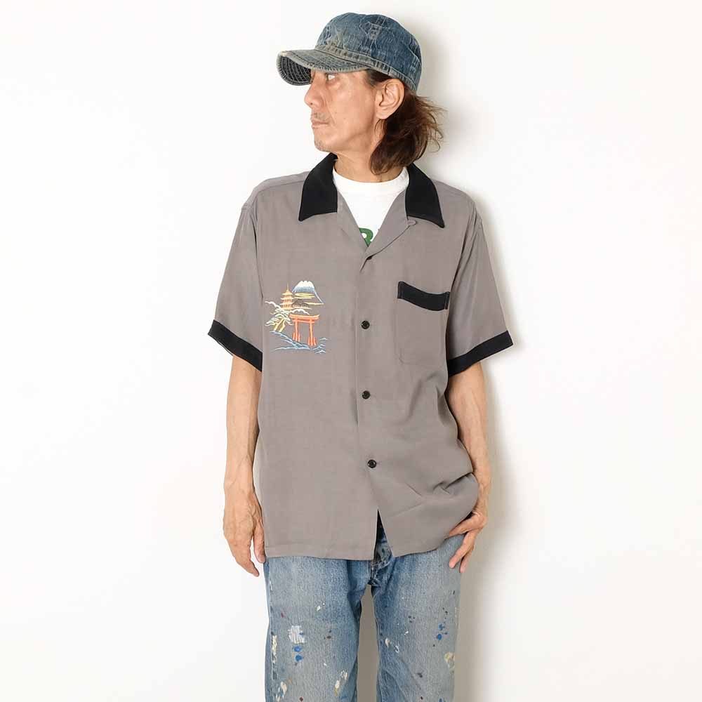 TAILOR TOYO - SUKA SHIRT - JAPAN MAP - TT39699