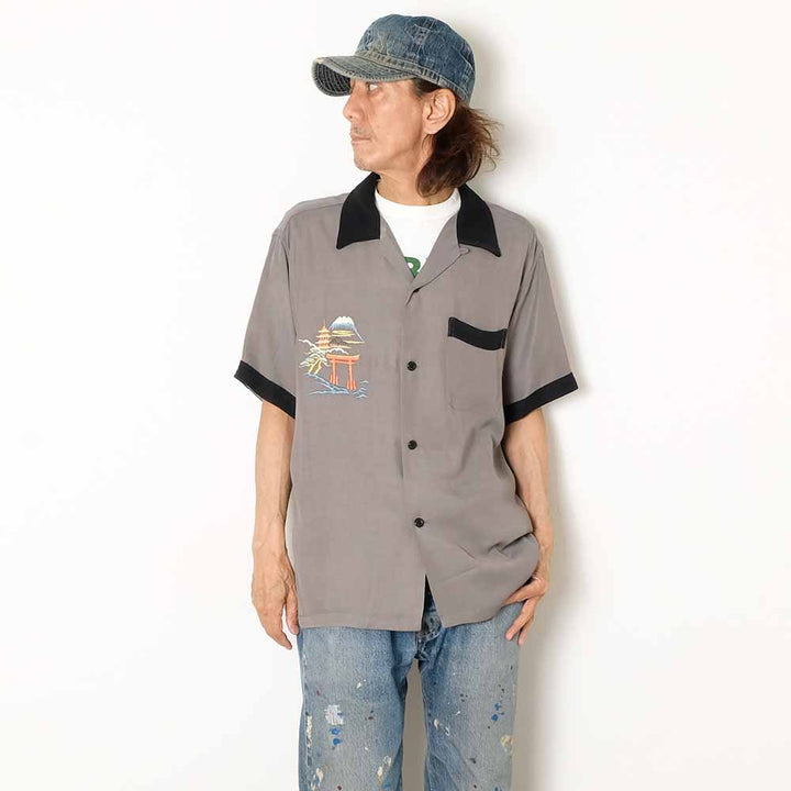 TAILOR TOYO - SUKA SHIRT - JAPAN MAP - TT39699