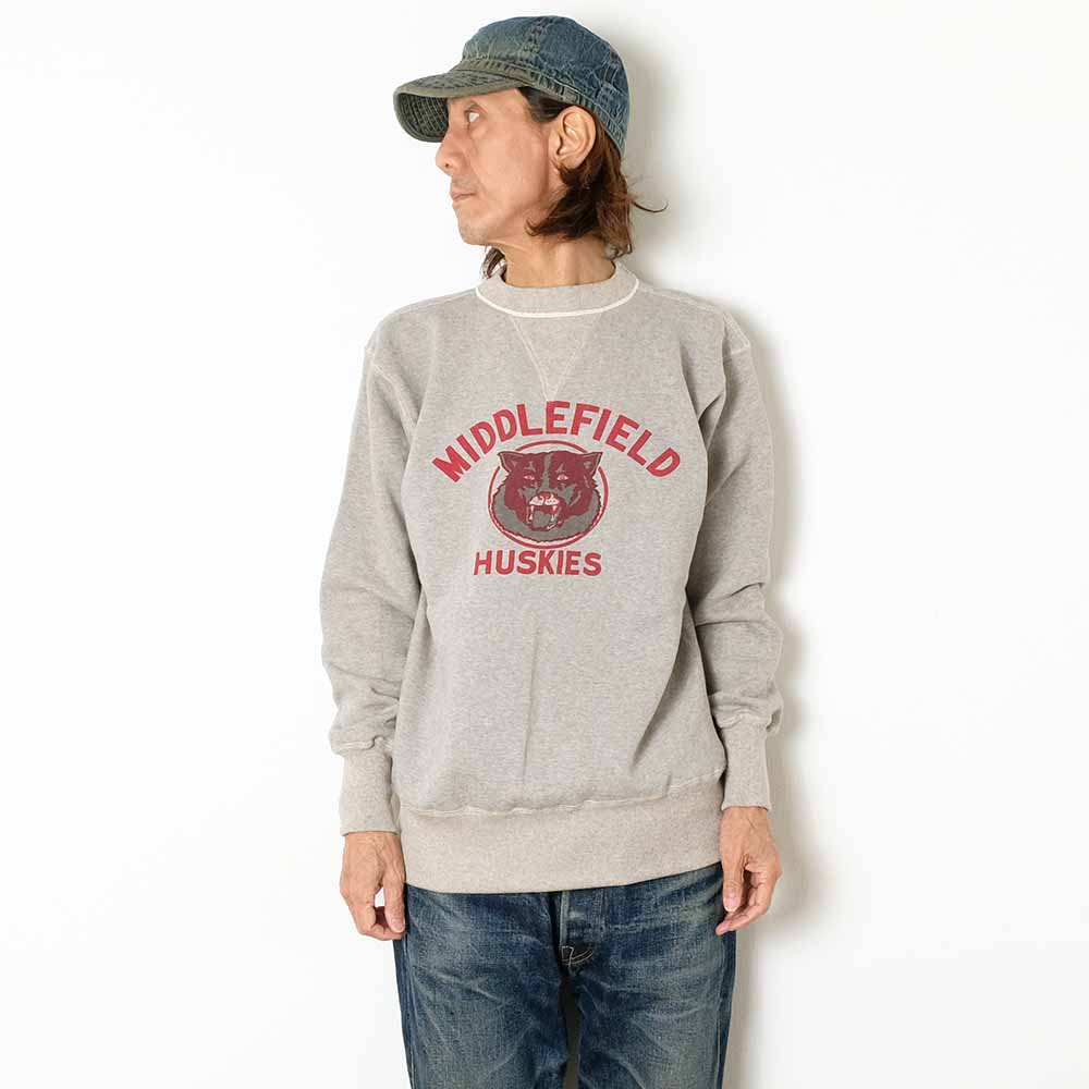 WAREHOUSE - Lot.403 - SET IN FREEDOM SWEATSHIRT - MIDDLEFIELD - 403MID-25