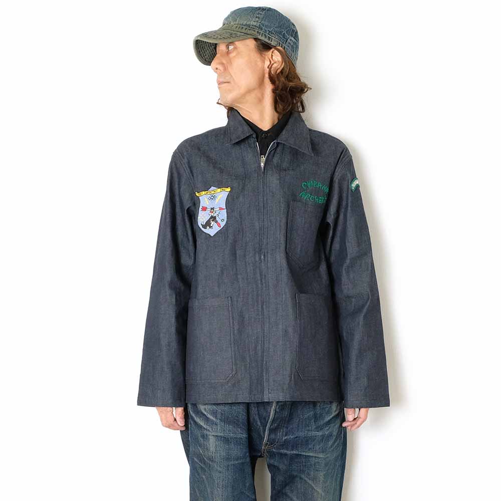 TAILOR TOYO - Late 1950s Style Blue Denim Okinawa Jumper - CHIBANA ARCHER'S - TT15881