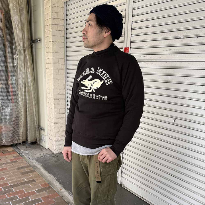 WAREHOUSE - Lot.409 - RAGLAN CREW SWEAT - MESA HIGH - 409MES-25