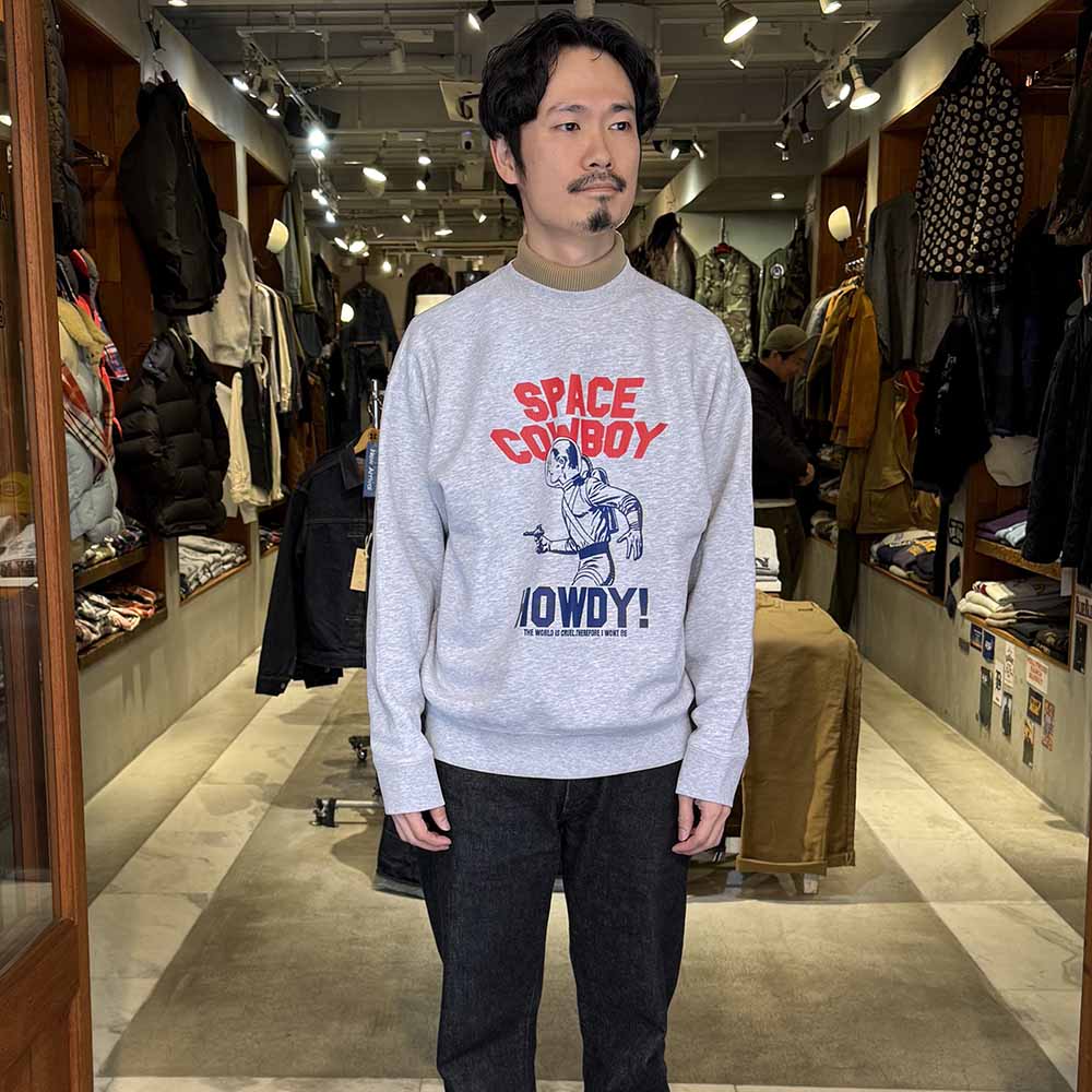 BARNS - Super Heavy Weight Sweatshirt - SPACE COWBOY - BR-26101
