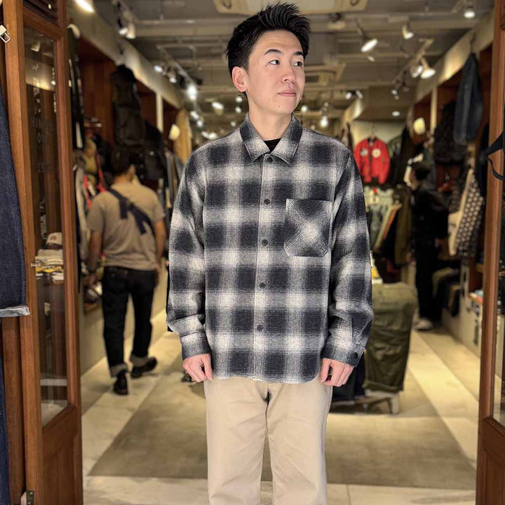 REMI RELIEF - TWILL PLAID SHIRT - RN29373073