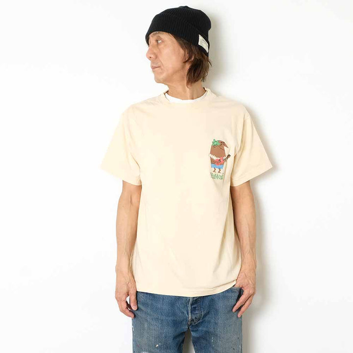 SUN SURF - PRINT T-SHIRT - ALOHA - by RYOHEI YANAGIHARA with MOOKIE - SS79569