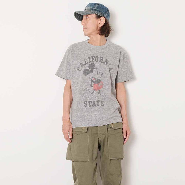 BARNS - TSURIAMI CREW NECK - S/S T-SHIRT - MICKEY - BR-26388
