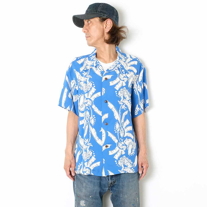SUN SURF - RAYON HAWAIIAN SHIRT - HONEYSUCKLE - SS39421