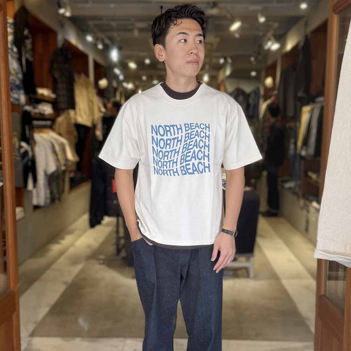 BARNS - Crossover Neck S/S T-SHIRT - NORTH BEACH - BR-26257