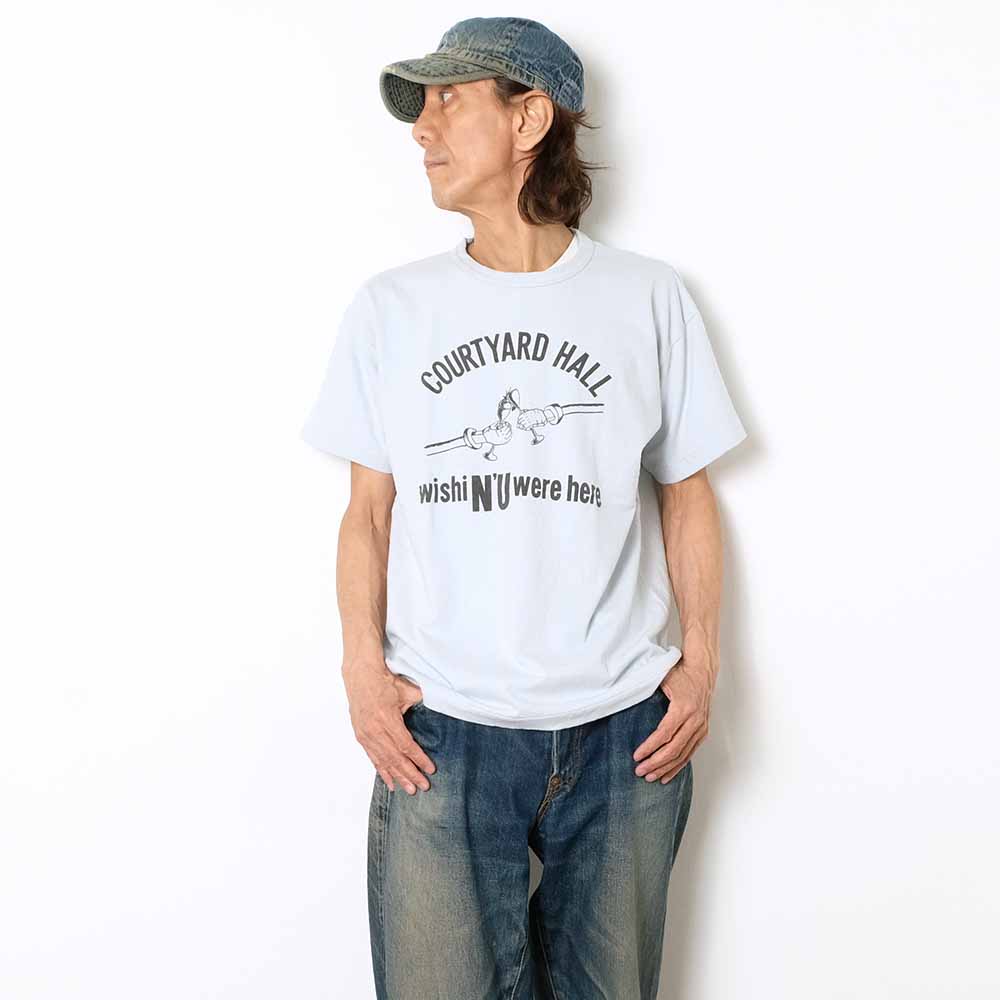 WAREHOUSE - 2ND HAND SERIES - Lot.4064 - S/S T-SHIRTS - COURTYARD HALL - 4064COU-26